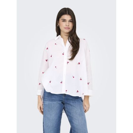 ONLNEW LINA GRACE LS EMB SHIRT 190858009 Brigh