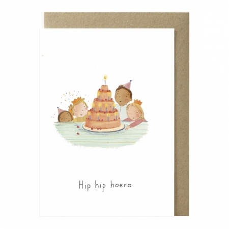 Hip hip hoera - taart -