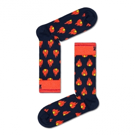HS P000129 FLAMES SOCK MULTI