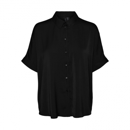VMKATRINE SS OVERSIZED SHIRT W 177868 Black