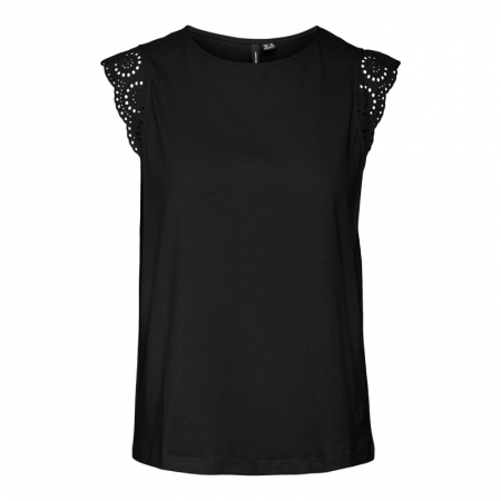 VMEMILY SL GATHERING TOP JRS N 177868 Black