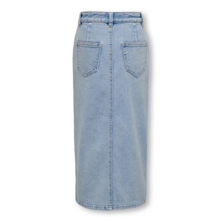 KOGSIRI FRONT SLIT SKIRT DNM G 177934 Light Bl