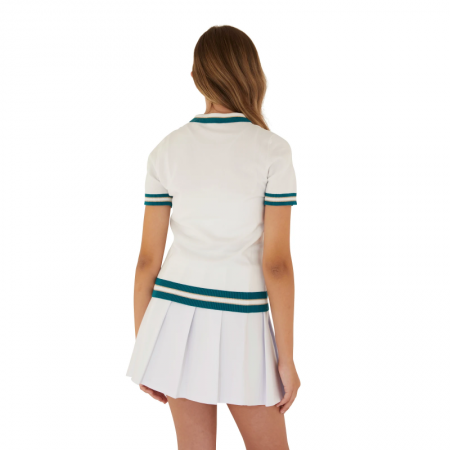 SS SWEATER POLO G011 PURE WHITE