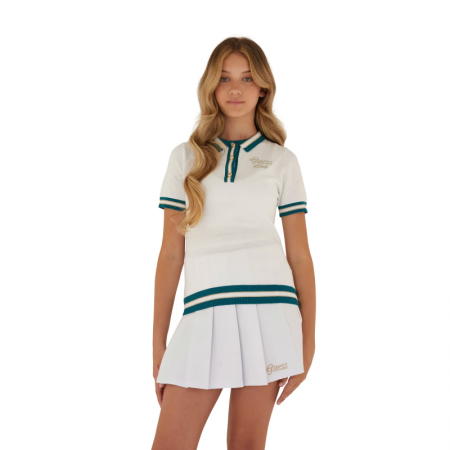 SS SWEATER POLO G011 PURE WHITE