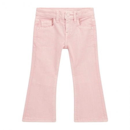 GMD STR BULL DENIM FLARE PANTS G6K9 BALLET PINK