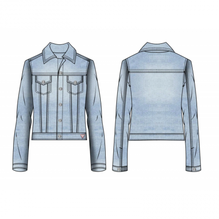 DENIM JACKET LGTS LIGHT CARRY WASH