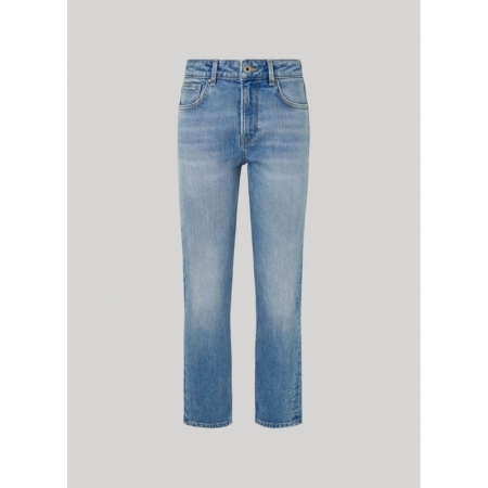 STRAIGHT JEANS HW LIGHT USED 000 INDIGO
