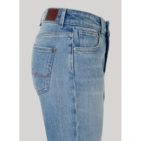 STRAIGHT JEANS HW LIGHT USED 000 INDIGO