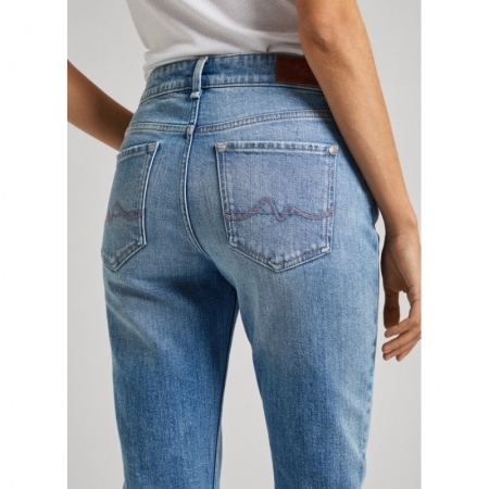 STRAIGHT JEANS HW LIGHT USED 000 INDIGO