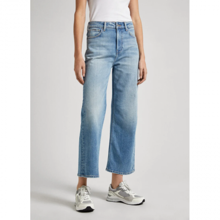 WIDE LEG JEANS UHW LIGHT USED 000 INDIGO