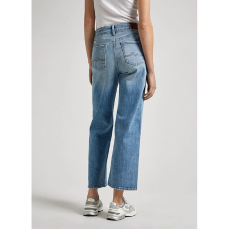 WIDE LEG JEANS UHW LIGHT USED 000 INDIGO