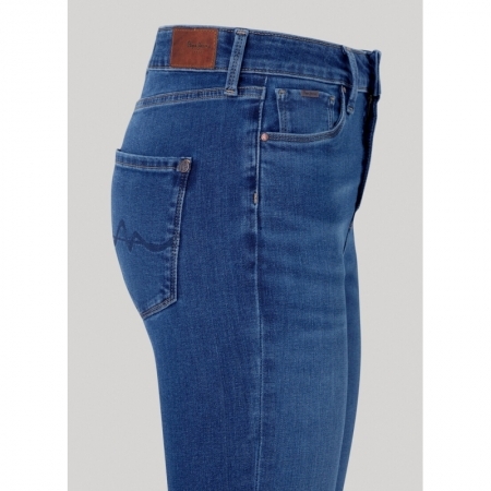 SKINNY FIT FLARE UHW MEDIUM US 000 INDIGO