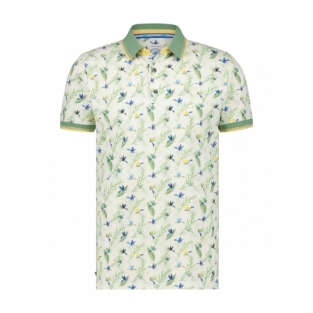 POLO HUMMINGBIRD FLORAL 101 OFF-WHITE