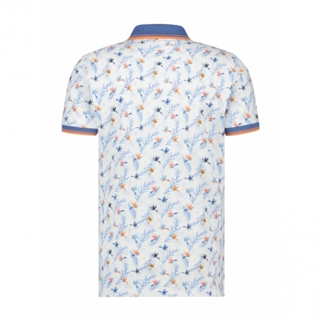 POLO HUMMINGBIRD FLORAL 610 LIGHT BLUE