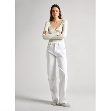 LOOSE ST JEANS HW WHITE 000 DENIM