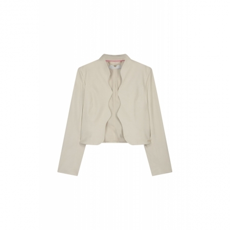 SHORT SLIM FIT JACKET BIRCH