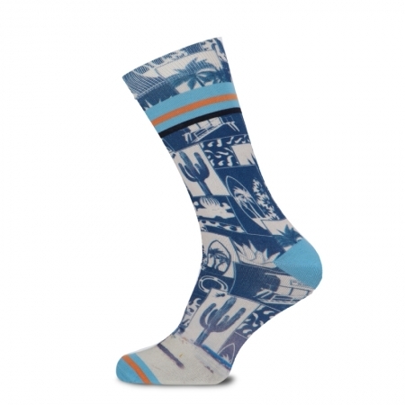 SOCKS BAMBOO PHOTO BOX 7000 ASS