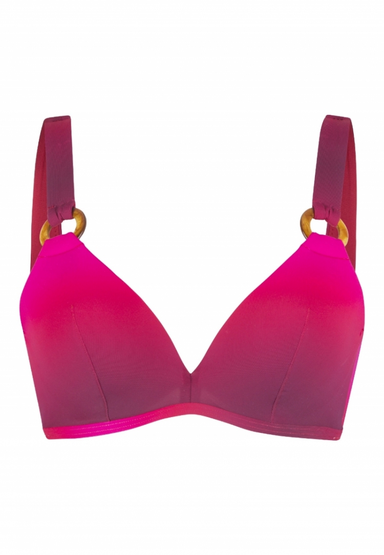 PADDED TRIANGLE BIKINI 150 ORCHID RED