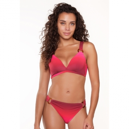 PADDED TRIANGLE BIKINI 150 ORCHID RED