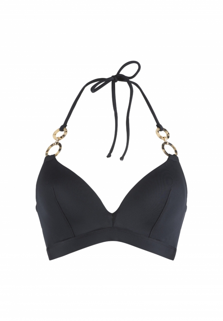 TRIANGLE PADDED BIKINISET 02 BLACK