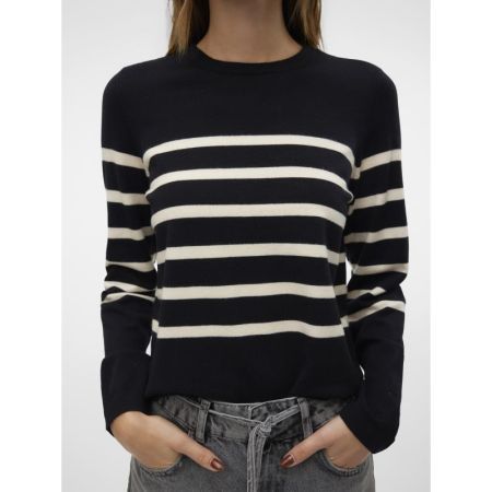 VMSABA PLAIN LS O-NECK PULLOVE 177868002 Black