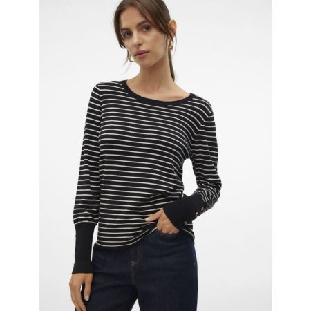 VMDORY LS O-NECK BUTTON PULLOV 177868002 Black