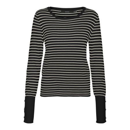 VMDORY LS O-NECK BUTTON PULLOV 177868002 Black