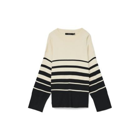VMSABA LS O-NECK STRIPE PULLOV 222913012 Birch