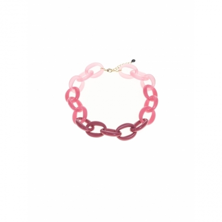 LARGE ACRYLIC LINKS WITH COLOU FUCHSIA