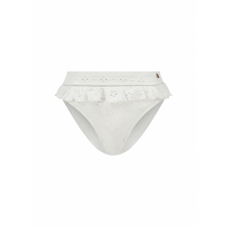 HIGH WAIST BOTTOM 82 WHITE EMBROIDERY