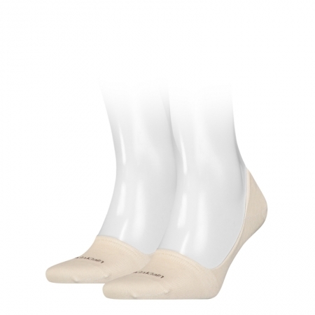 CK MEN FOOTIE MID CUT 2P 005 SAND