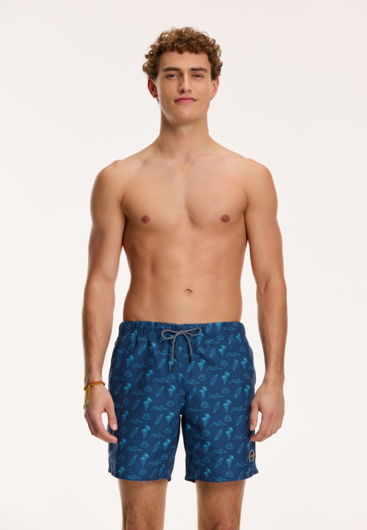 SWIM SHORTS SUMMER SURF 650 ROYAL BLUE