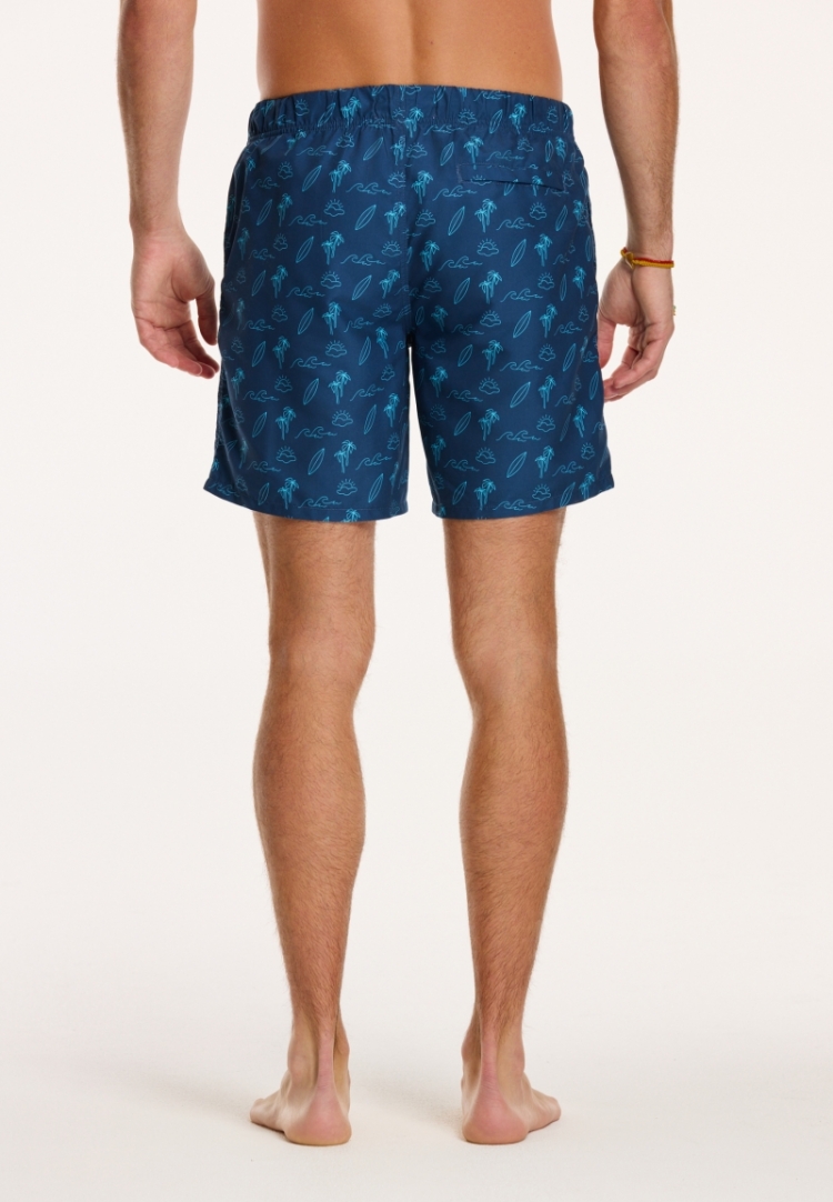 SWIM SHORTS SUMMER SURF 650 ROYAL BLUE