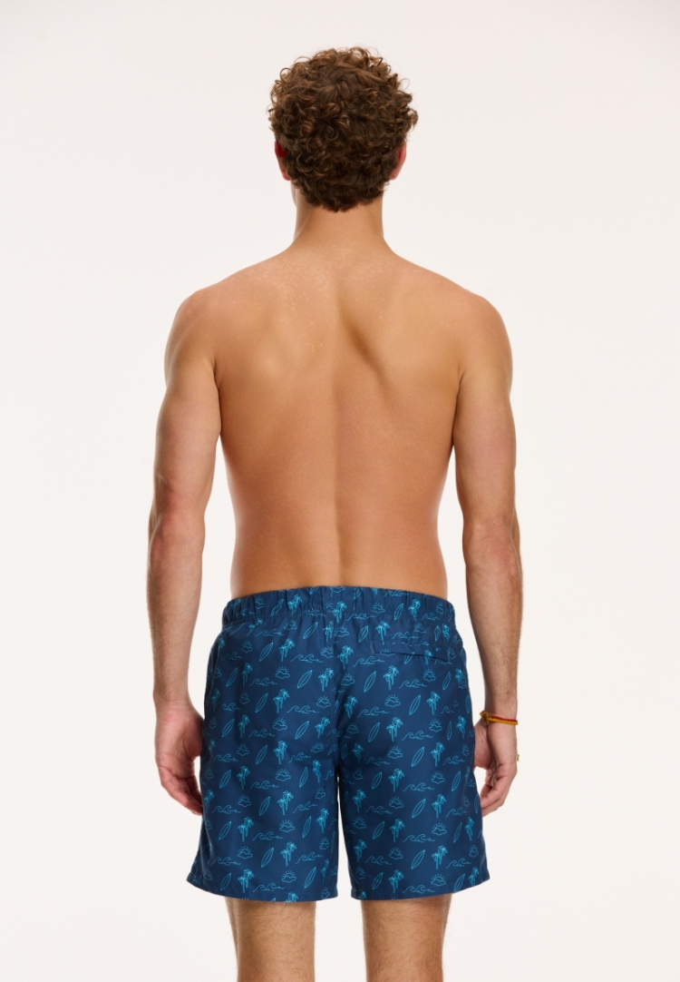 SWIM SHORTS SUMMER SURF 650 ROYAL BLUE