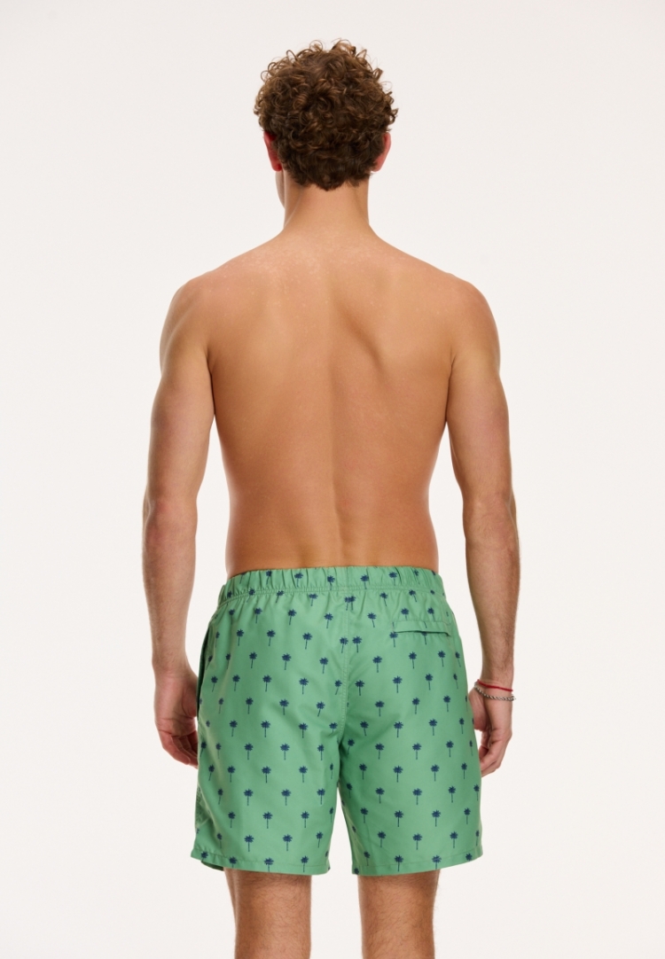 SWIM SHORTS SHIWI SCRATCH PALM 710 SAGE GREEN