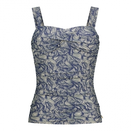 TOP TWISTED PADDED 5076 ABSTRACT LOOP