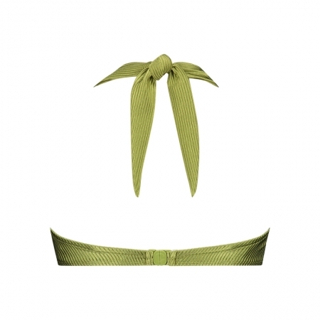 TOP MULTIWAY PADDED WIRED 5071 SHINY GREEN RIB