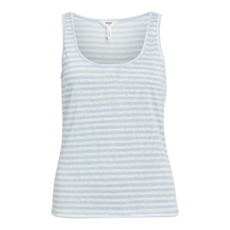 OBJTESSI SLUB LO STRAP TOP DIV 178031001 White