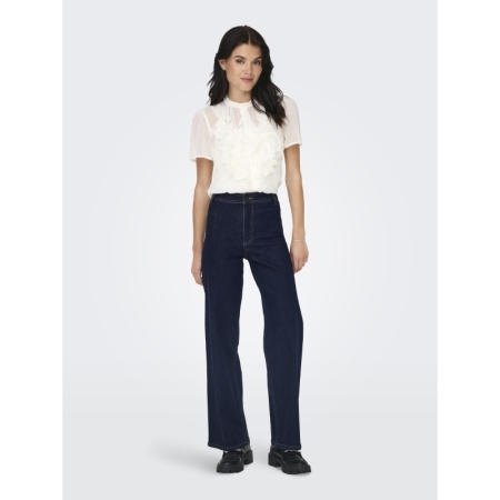 JDYVANESSA HW WIDE JEANS DNM 177938 Dark Blu