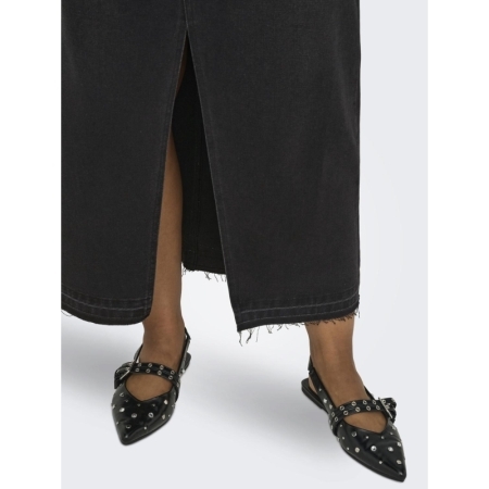 JDYBELLA HW LONG SKIRT DNM NOO 179674 Black De