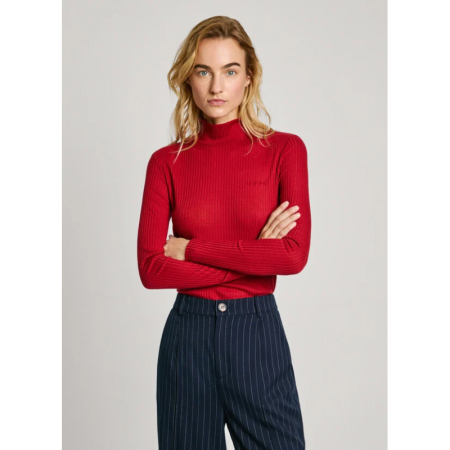 FLORY OPEN RIB 286 BURNT RED