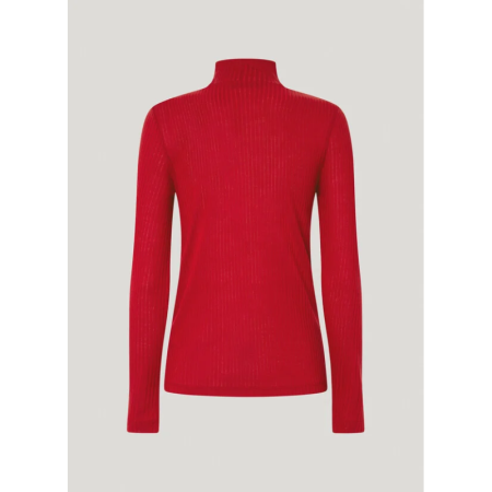 FLORY OPEN RIB 286 BURNT RED