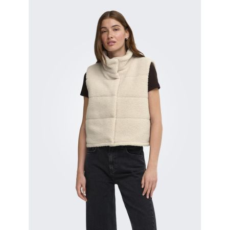 ONLSANDRA TEDDY WAISTCOAT LIFE 189959 Pumice S