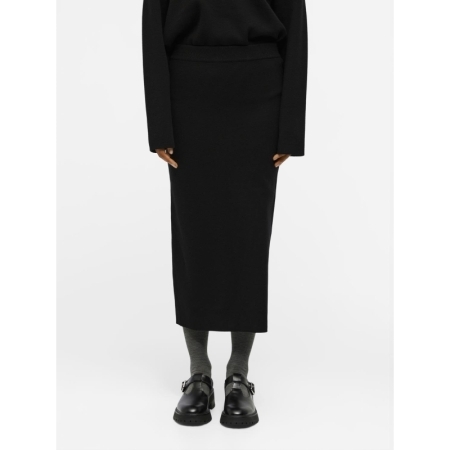 OBJREYNARD HW KNIT SKIRT NOOS 177981 Black