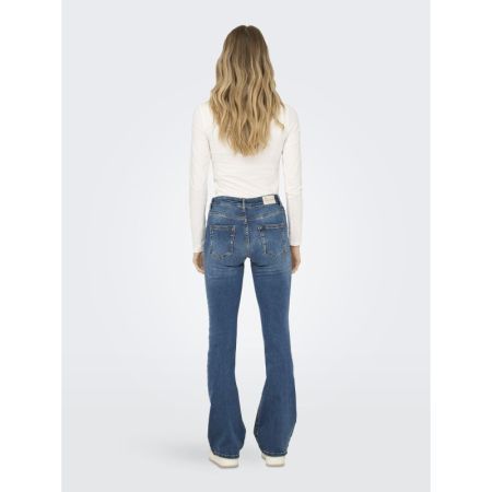 ONLBLUSH MID FLARED DNM DOT741 179695 Medium B