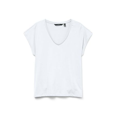 VMLUNA SS V-NECK TEE JRS NOOS 175683 Bright W