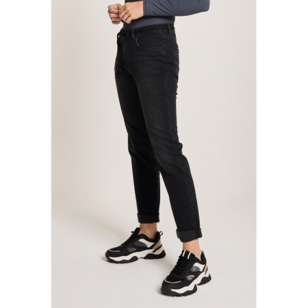 1 2 [Pants Denim] D23 Used Black
