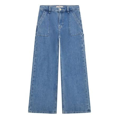 TENCEL 90S CARPENTER FIT PANTS EAHT BLEACH FLUID TENCEL