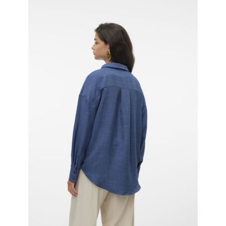 VMMELANEY QUEENY LS SHIRT WVN 229916001 Dark