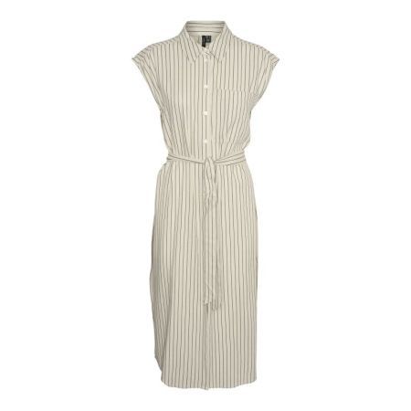 VMMYMILO SL CALF SHIRT DRESS W 271875010 Silve
